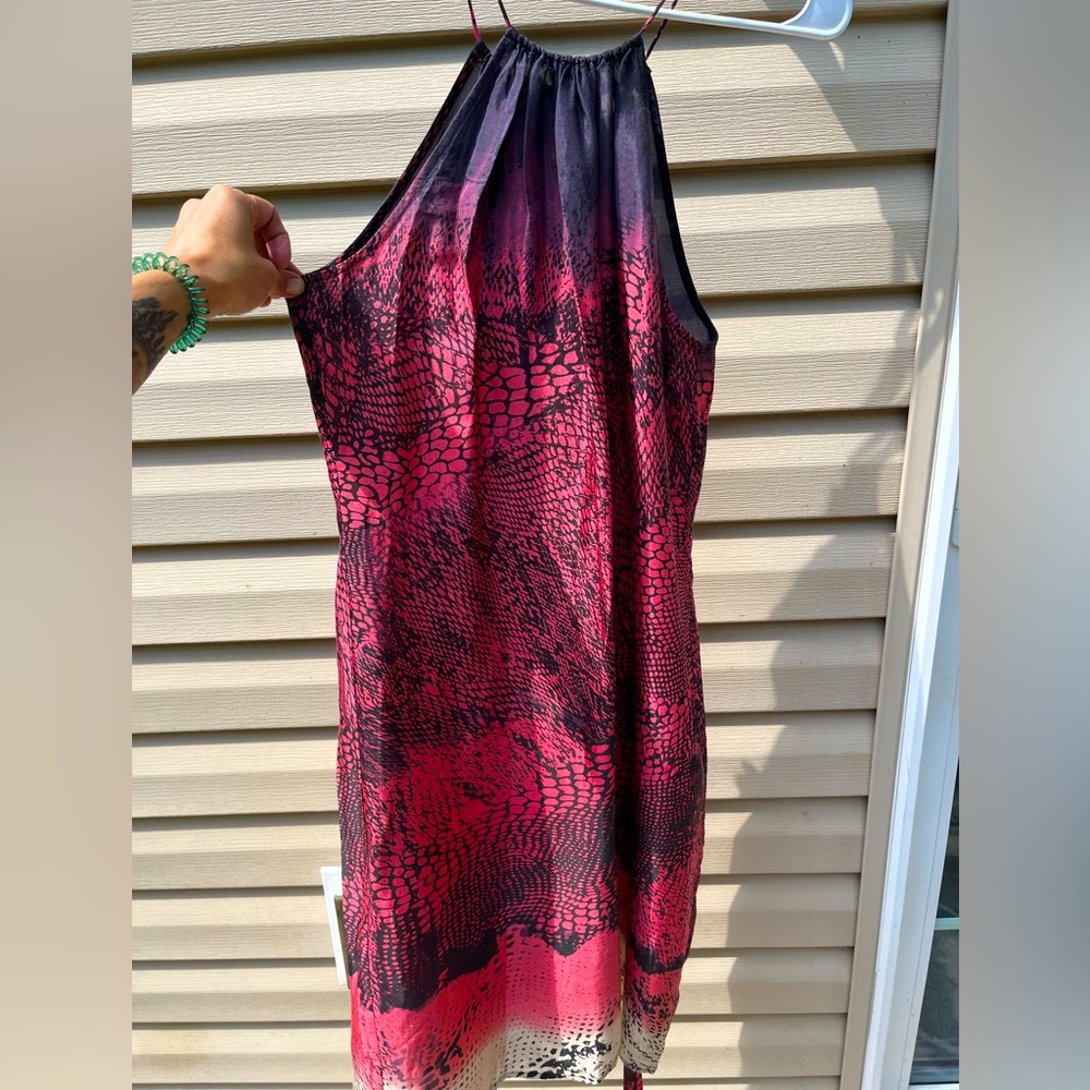 Coral Snake print summer Dress
